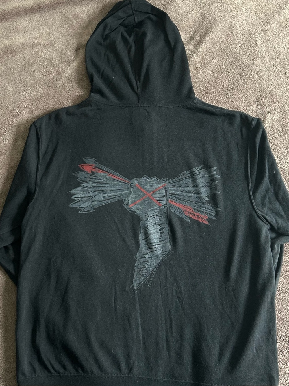 WWE CM Punk Best Since Day One Zip-up French Terry Hoodie - Black